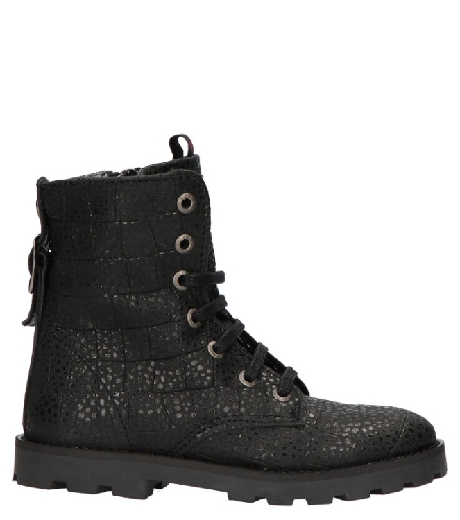 Shoesme Shoesme veterboot <span>TA22W014-A</span> A black Shoesme veterboot <span>TA22W014-A</span> TA22W014-A zwart - www.bremmerschoenen.live - Bremmer Schoenen