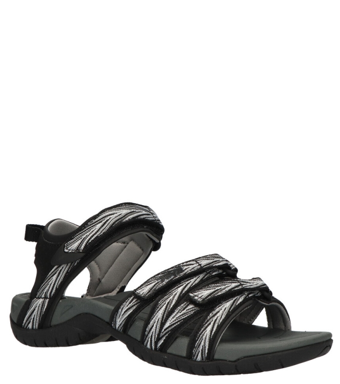 Teva Teva sandaal <span>4266-PBKW Tirra</span> Palms black white Teva sandaal <span>4266-PBKW Tirra</span> 4266-PBKW Tirra zwart - www.bremmerschoenen.live - Bremmer Schoenen