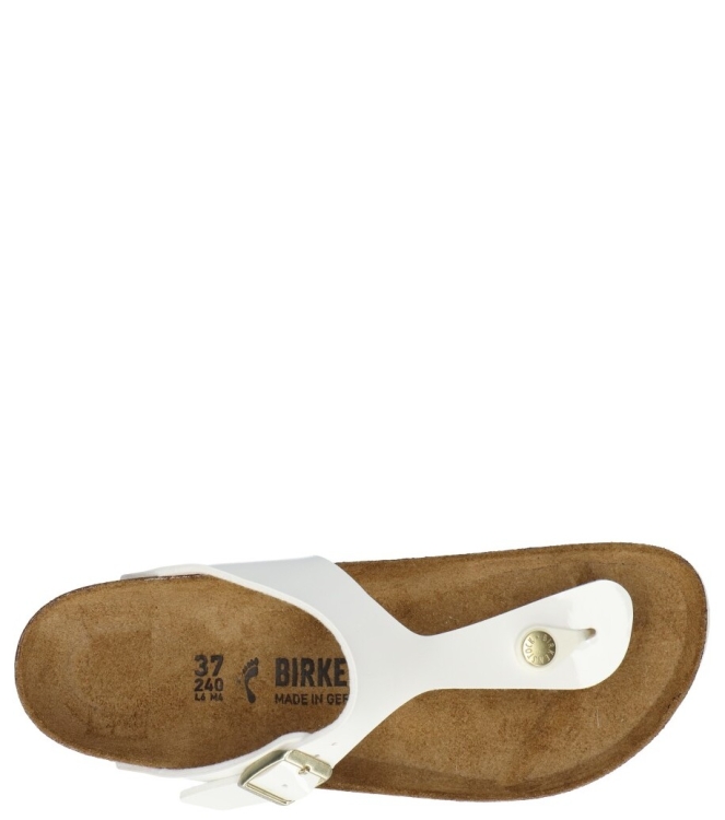 Birkenstock Birkenstock Slipper <span>1005300 Gizeh</span> patent white Birkenstock Slipper <span>1005300 Gizeh</span> 1005300 Gizeh wit - www.bremmerschoenen.live - Bremmer Schoenen