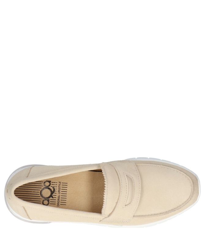 Aqa Aqa instapper <span>A8318 A55A19</span> A55A19 vel. m. of real velvet m. of Aqa instapper <span>A8318 A55A19</span> A8318 A55A19 beige - www.bremmerschoenen.live - Bremmer Schoenen