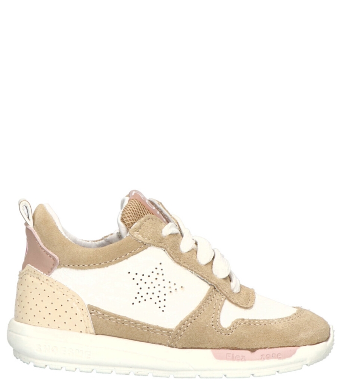 Shoesme Shoesme sneaker <span>RF23S017-A</span> beige white pink Shoesme sneaker <span>RF23S017-A</span> RF23S017-A beige - www.bremmerschoenen.live - Bremmer Schoenen