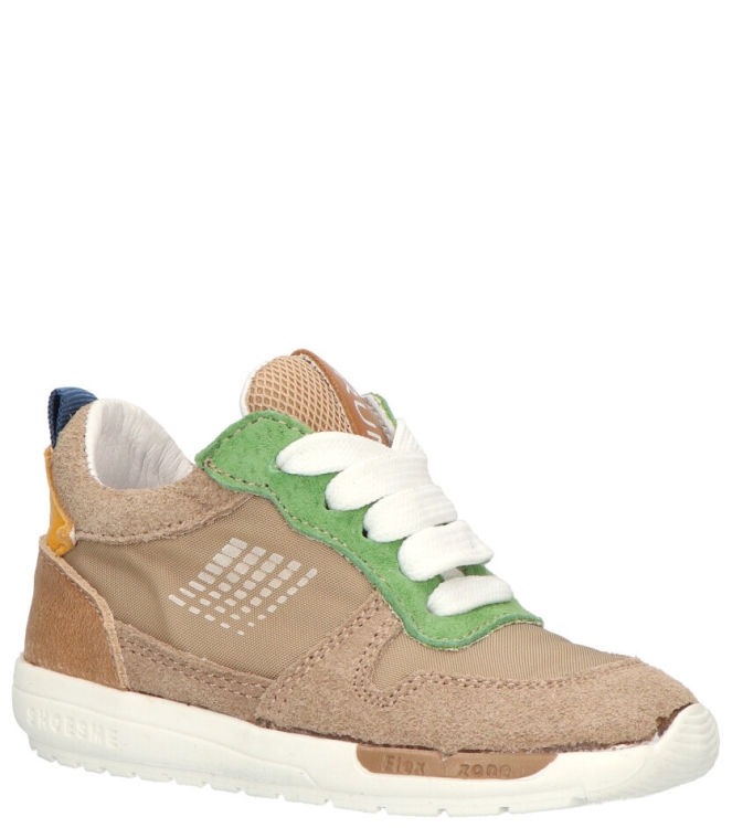Shoesme Shoesme sneaker <span>RF23S049-D</span> brown beige green Shoesme sneaker <span>RF23S049-D</span> RF23S049-D groen - www.bremmerschoenen.live - Bremmer Schoenen