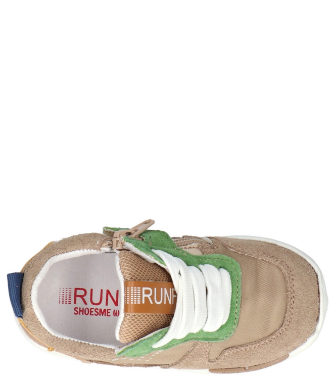Shoesme Shoesme sneaker <span>RF23S049-D</span> brown beige green Shoesme sneaker <span>RF23S049-D</span> RF23S049-D groen - www.bremmerschoenen.live - Bremmer Schoenen