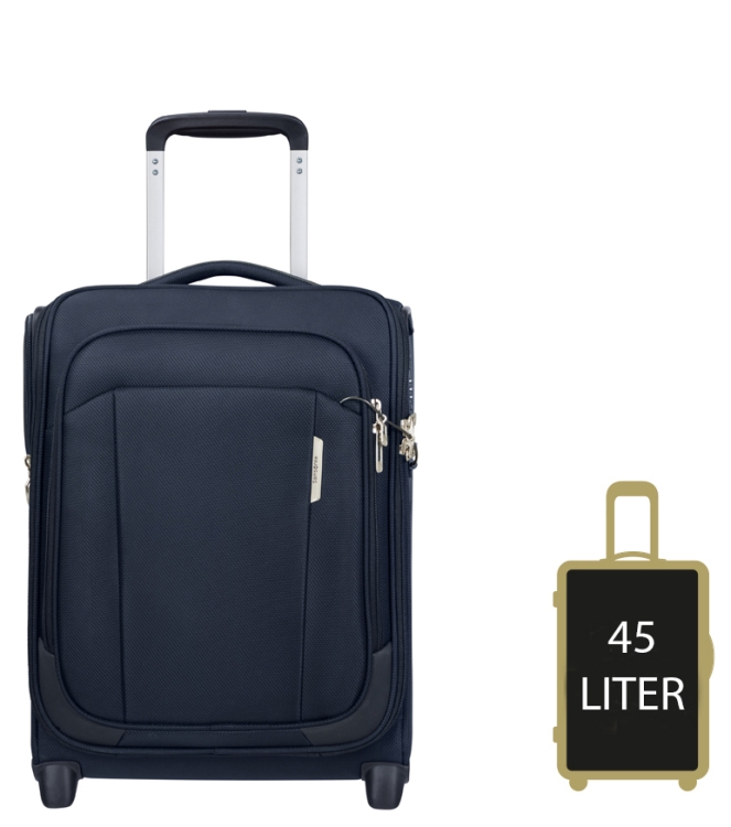 Samsonite Samsonite handbagage <span>143311 1549 Respark Upright 45</span> MIDNIGHT BLUE Samsonite handbagage <span>143311 1549 Respark Upright 45</span> 143311 1549 Respark Upright 45 blauw - www.bremmerschoenen.live - Bremmer Schoenen