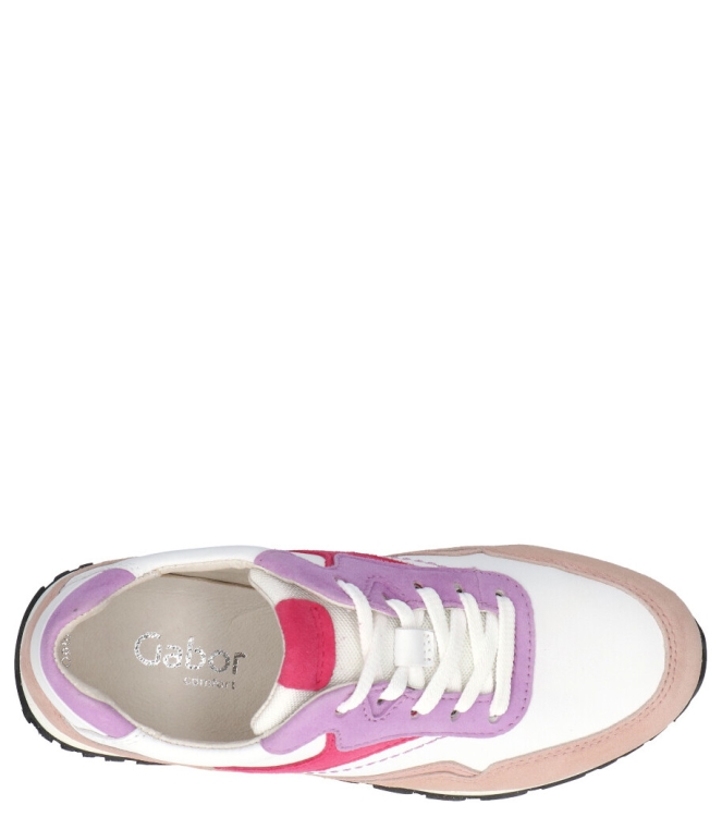 Gabor Gabor sneaker <span>26.366.62</span> 62 weis/rosa/flieder k Gabor sneaker <span>26.366.62</span> 26.366.62 meerkleurig - www.bremmerschoenen.live - Bremmer Schoenen