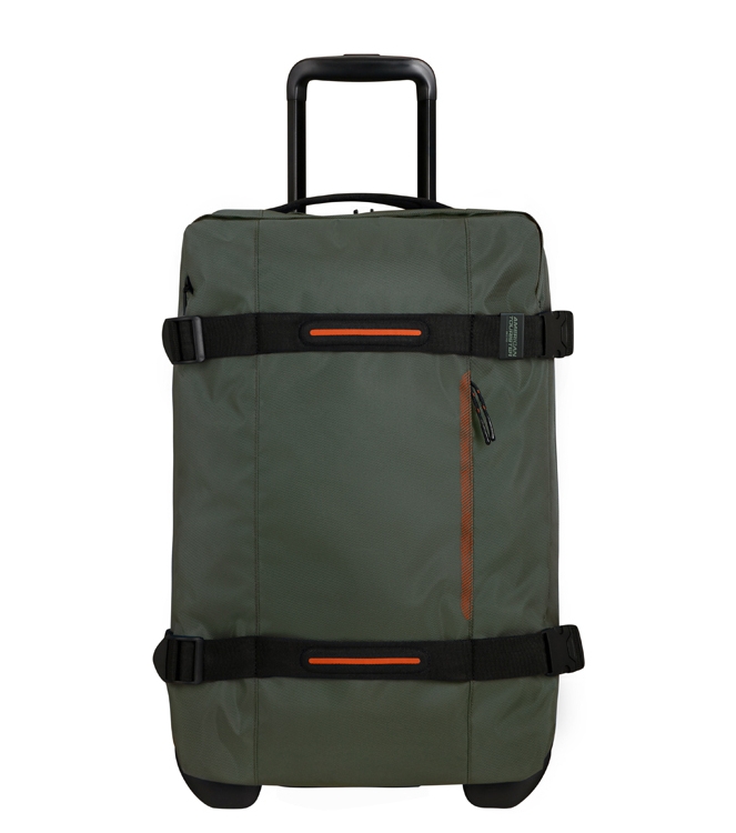American Tourister AT reistas met wielen <span> 143163 3457 Urban Track Duffle S</span> DARK KHAKI AT reistas met wielen <span> 143163 3457 Urban Track Duffle S</span> 143163 3457 Urban Track Duffle S groen - www.bremmerschoenen.live - Bremmer Schoenen