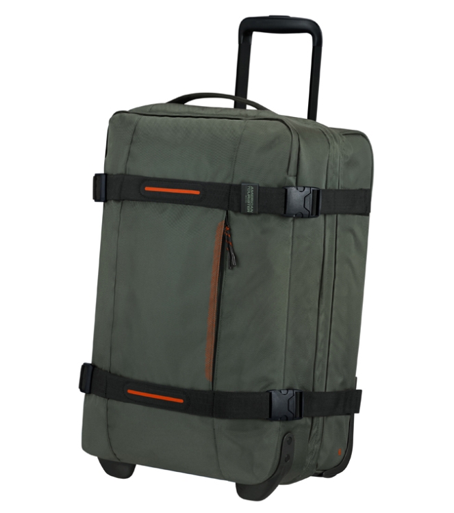 American Tourister AT reistas met wielen <span> 143163 3457 Urban Track Duffle S</span> DARK KHAKI AT reistas met wielen <span> 143163 3457 Urban Track Duffle S</span> 143163 3457 Urban Track Duffle S groen - www.bremmerschoenen.live - Bremmer Schoenen