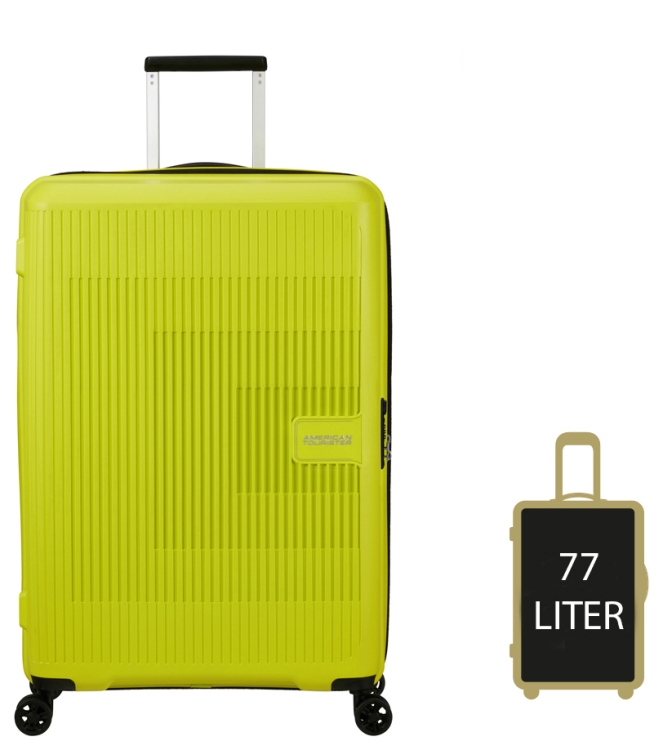 American Tourister AT Koffer <span>146821 A067 Aerostep Spinner 77</span> Light Lime AT Koffer <span>146821 A067 Aerostep Spinner 77</span> 146821 A067 Aerostep Spinner 77 groen - www.bremmerschoenen.live - Bremmer Schoenen