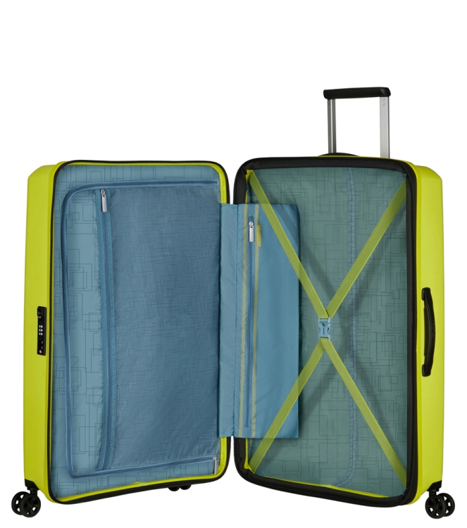 American Tourister AT Koffer <span>146821 A067 Aerostep Spinner 77</span> Light Lime AT Koffer <span>146821 A067 Aerostep Spinner 77</span> 146821 A067 Aerostep Spinner 77 groen - www.bremmerschoenen.live - Bremmer Schoenen