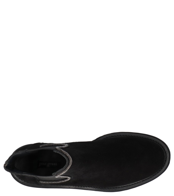 Paul Green Paul Green enkellaars <span>8108 004</span> 004 soft suede black Paul Green enkellaars <span>8108 004</span> 8108 004 zwart - www.bremmerschoenen.live - Bremmer Schoenen