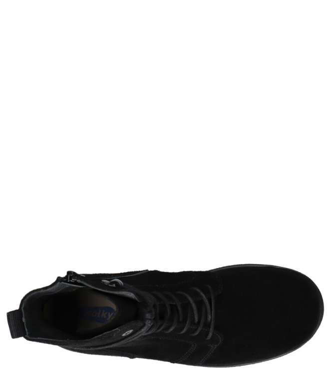 Wolky Wolky veterboot <span>0662640 000 Bluff</span> 000 Black Wolky veterboot <span>0662640 000 Bluff</span> 0662640 000 Bluff zwart - www.bremmerschoenen.live - Bremmer Schoenen