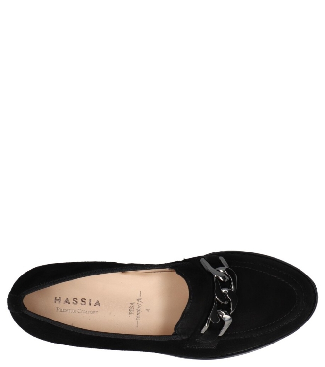 Hassia instapper <span>301578 0100 Pisa</span> 301578 0100 Pisa zwart - www.bremmerschoenen.live - Bremmer Schoenen