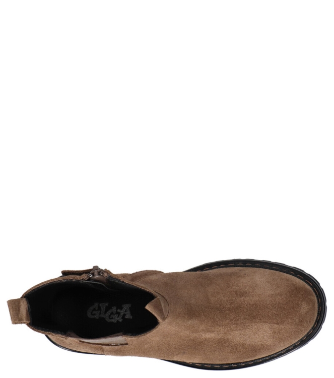 Giga Giga laars <span>G4201 A36</span> A36 velour marsh Giga laars <span>G4201 A36</span> G4201 A36 bruin - www.bremmerschoenen.live - Bremmer Schoenen