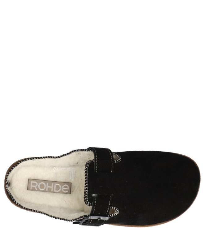 Rohde Rohde pantoffel <span>6123 90</span> 90 schwarz Rohde pantoffel <span>6123 90</span> 6123 90 zwart - www.bremmerschoenen.live - Bremmer Schoenen