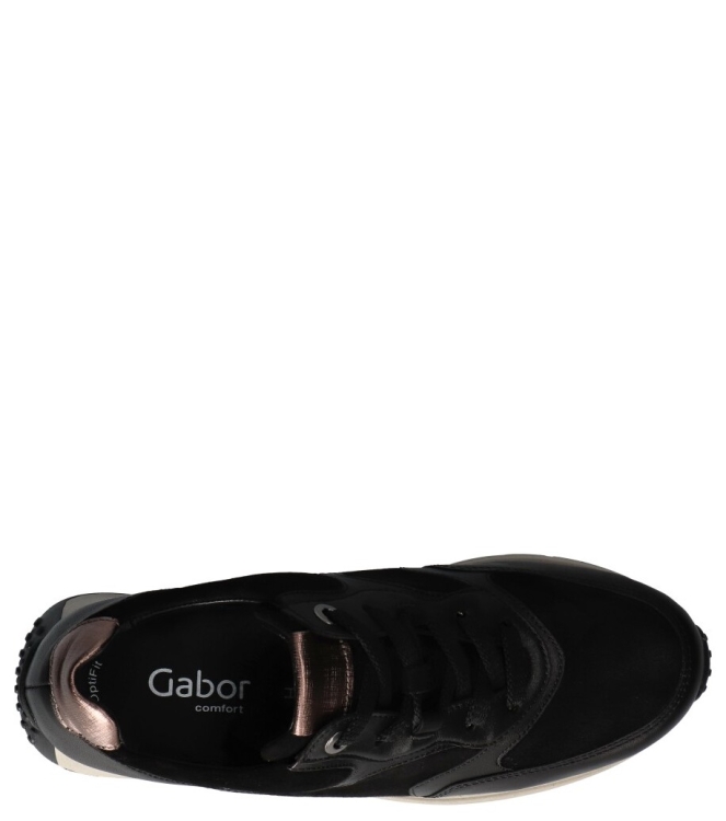 Gabor Gabor sneaker <span>36.426.67</span> 67 schw/anthr/bronce Gabor sneaker <span>36.426.67</span> 36.426.67 zwart - www.bremmerschoenen.live - Bremmer Schoenen