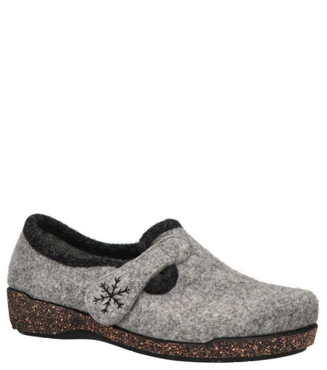 Fischer Fischer pantoffel <span>205620 666</span> 666 grau Fischer pantoffel <span>205620 666</span> 205620 666 grijs - www.bremmerschoenen.live - Bremmer Schoenen