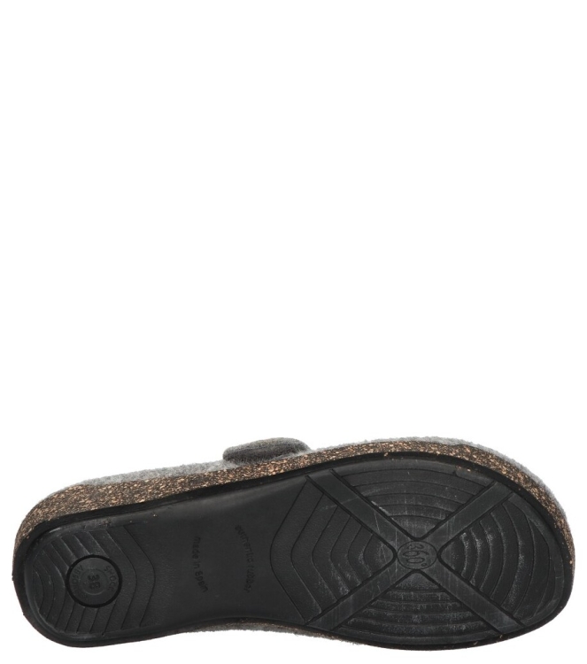 Fischer Fischer pantoffel <span>205620 666</span> 666 grau Fischer pantoffel <span>205620 666</span> 205620 666 grijs - www.bremmerschoenen.live - Bremmer Schoenen
