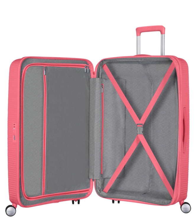 American Tourister AT koffer <span>88473 A039 Soundbox Spinner 67</span> Kissed Coral AT koffer <span>88473 A039 Soundbox Spinner 67</span> 88473 A039 Soundbox Spinner 67 rose - www.bremmerschoenen.live - Bremmer Schoenen
