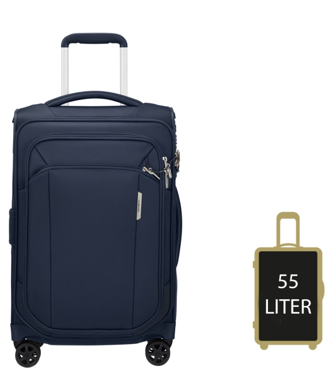 Samsonite Samsonite Trolley <span>143325 1549 Respark Spinner 55</span> Midnight Blue Samsonite Trolley <span>143325 1549 Respark Spinner 55</span> 143325 1549 Respark Spinner 55 blauw - www.bremmerschoenen.live - Bremmer Schoenen