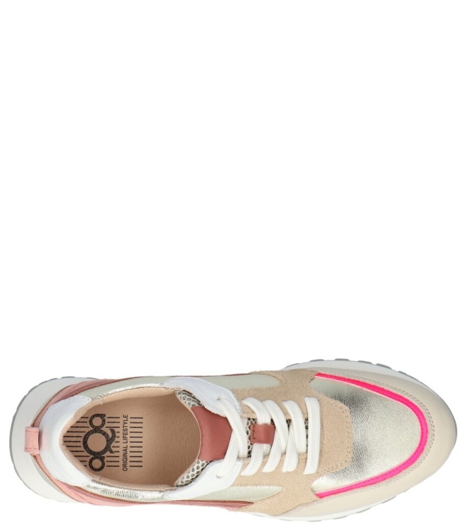 Aqa Aqa sneaker <span>A8537 A13D84</span> A13D84 Velvet unbleached/ gaucho Aqa sneaker <span>A8537 A13D84</span> A8537 A13D84 meerkleurig - www.bremmerschoenen.live - Bremmer Schoenen