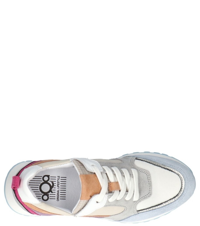 Aqa Aqa sneaker <span>A8537 A76B79</span> A76B79 Velour circus blue Aqa sneaker <span>A8537 A76B79</span> A8537 A76B79 meerkleurig - www.bremmerschoenen.live - Bremmer Schoenen