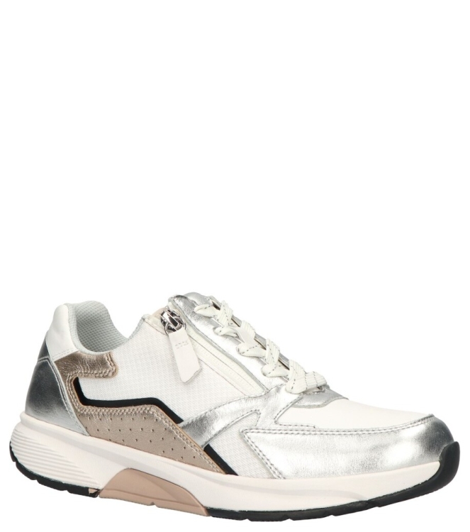 Gabor Gabor sneaker <span>46.878.51</span> 51 weiss/silb/puder/s Gabor sneaker <span>46.878.51</span> 46.878.51 wit - www.bremmerschoenen.live - Bremmer Schoenen
