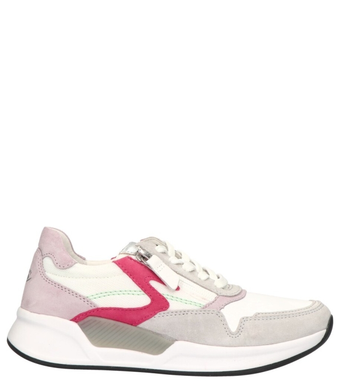 Gabor Gabor sneaker <span>46.957.41</span> 41 weis/grey/camelia k. Gabor sneaker <span>46.957.41</span> 46.957.41 wit - www.bremmerschoenen.live - Bremmer Schoenen