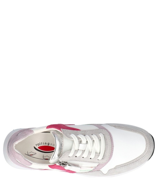 Gabor Gabor sneaker <span>46.957.41</span> 41 weis/grey/camelia k. Gabor sneaker <span>46.957.41</span> 46.957.41 wit - www.bremmerschoenen.live - Bremmer Schoenen