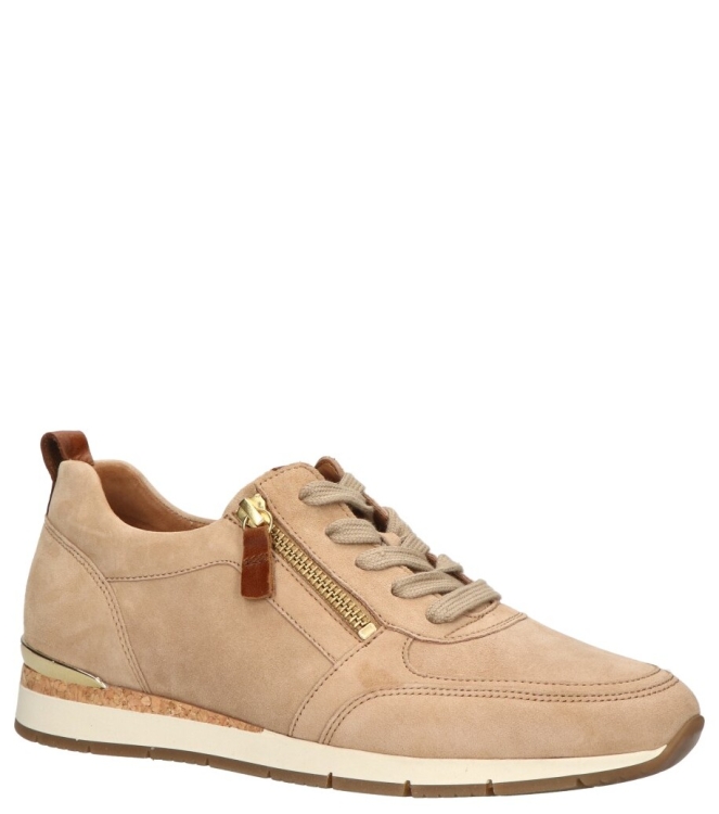 Gabor Gabor sneaker <span>43.411.14</span> 14 caramel/camel(gold Gabor sneaker <span>43.411.14</span> 43.411.14 beige - www.bremmerschoenen.live - Bremmer Schoenen