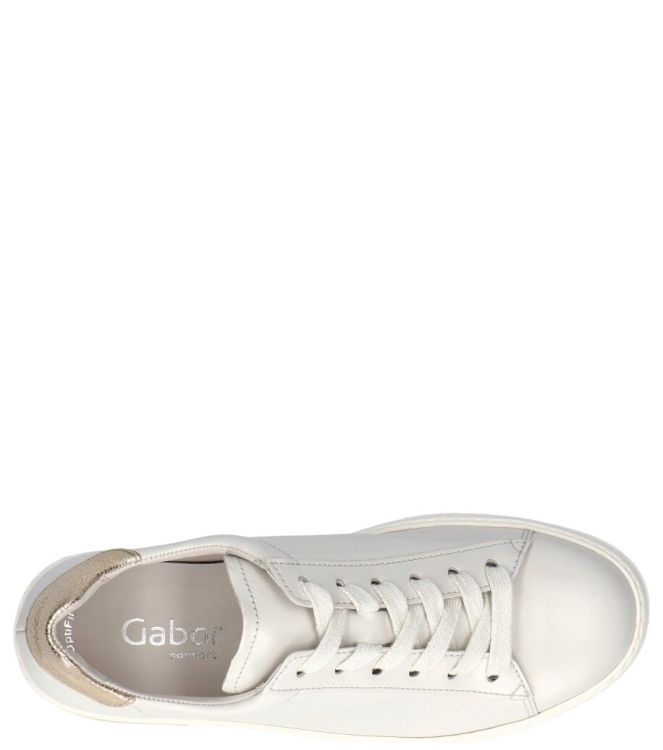 Gabor Gabor sneaker <span>46.395.62</span> 62 offwhite/platino Gabor sneaker <span>46.395.62</span> 46.395.62 wit - www.bremmerschoenen.live - Bremmer Schoenen