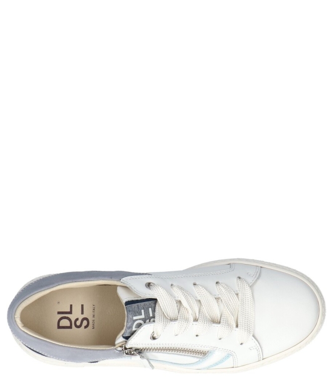 DL-Sport DL-Sport sneaker <span>6210 versione 02</span> Vitello Bianco/ Velour Blue DL-Sport sneaker <span>6210 versione 02</span> 6210 versione 02 wit - www.bremmerschoenen.live - Bremmer Schoenen