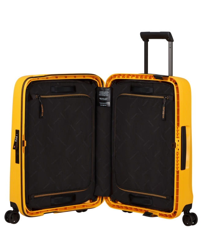 Samsonite Samsonite Trolley <span>146909 4702 Essens spinner 55</span> Radiant Yellow Samsonite Trolley <span>146909 4702 Essens spinner 55</span> 146909 4702 Essens spinner 55 geel - www.bremmerschoenen.live - Bremmer Schoenen