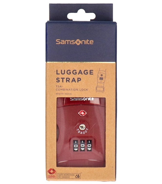 Samsonite Samsonite kofferband <span>121313 1726 Global TA Luggage Strap TSA lock</span> Red Samsonite kofferband <span>121313 1726 Global TA Luggage Strap TSA lock</span> 121313 1726 Global TA Luggage Strap TSA lock rood - www.bremmerschoenen.live - Bremmer Schoenen