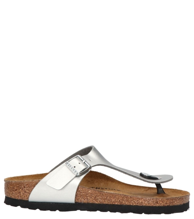 Birkenstock Birkenstock slipper <span>043853 Gizeh</span> Silver Birkenstock slipper <span>043853 Gizeh</span> 043853 Gizeh zilver - www.bremmerschoenen.live - Bremmer Schoenen