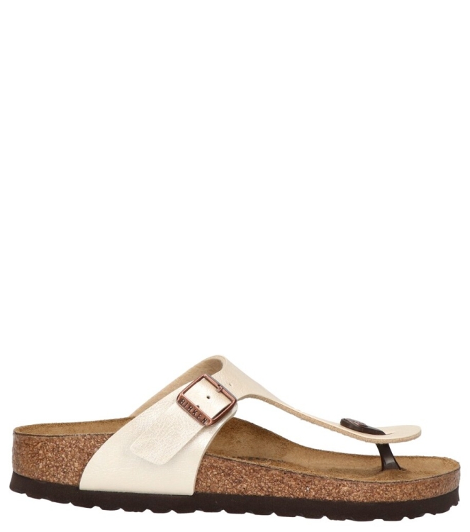 Birkenstock Birkenstock slipper <span>943873 Gizeh</span> Pearl White Birkenstock slipper <span>943873 Gizeh</span> 943873 Gizeh beige - www.bremmerschoenen.live - Bremmer Schoenen