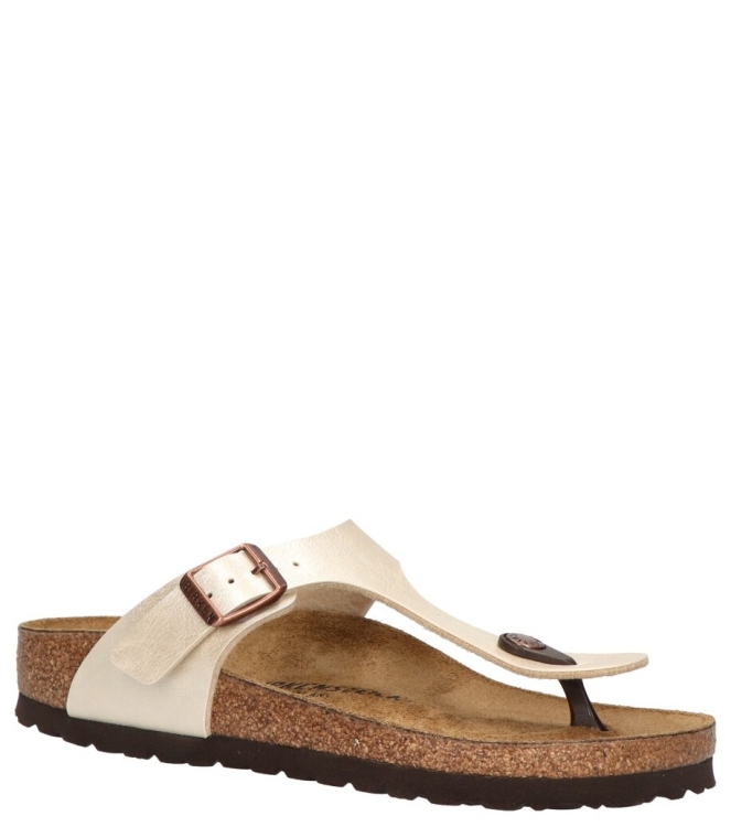Birkenstock Birkenstock slipper <span>943873 Gizeh</span> Pearl White Birkenstock slipper <span>943873 Gizeh</span> 943873 Gizeh beige - www.bremmerschoenen.live - Bremmer Schoenen