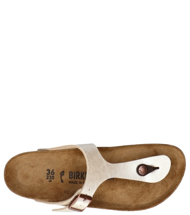 Birkenstock Birkenstock slipper <span>943873 Gizeh</span> Pearl White Birkenstock slipper <span>943873 Gizeh</span> 943873 Gizeh beige - www.bremmerschoenen.live - Bremmer Schoenen