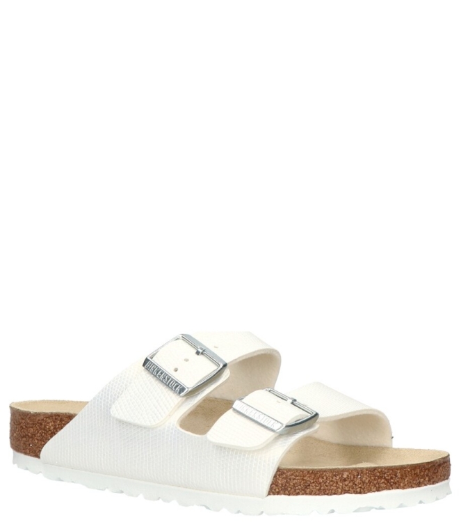 Birkenstock Birkenstock slipper <span>1026463 Arizona</span> Lizard White Birkenstock slipper <span>1026463 Arizona</span> 1026463 Arizona wit - www.bremmerschoenen.live - Bremmer Schoenen