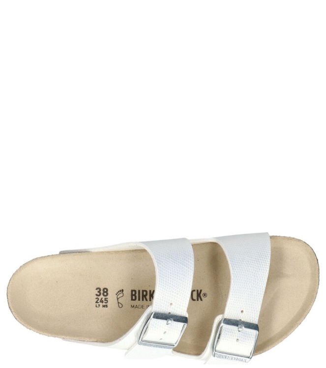 Birkenstock Birkenstock slipper <span>1026463 Arizona</span> Lizard White Birkenstock slipper <span>1026463 Arizona</span> 1026463 Arizona wit - www.bremmerschoenen.live - Bremmer Schoenen