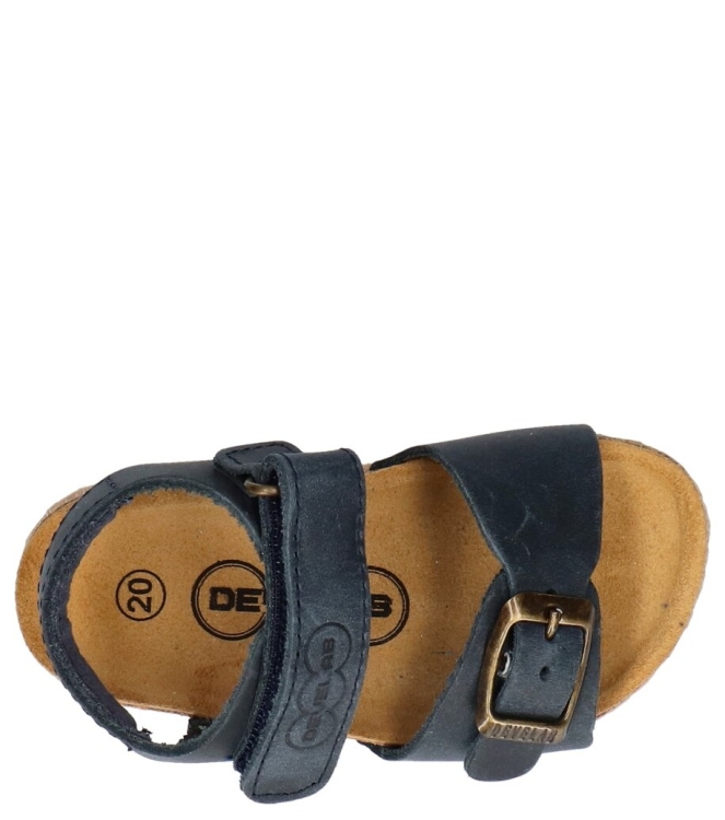 Develab Develab sandaal <span>48305 637</span> 637 Navy Brushed/Washed Develab sandaal <span>48305 637</span> 48305 637 blauw - www.bremmerschoenen.live - Bremmer Schoenen