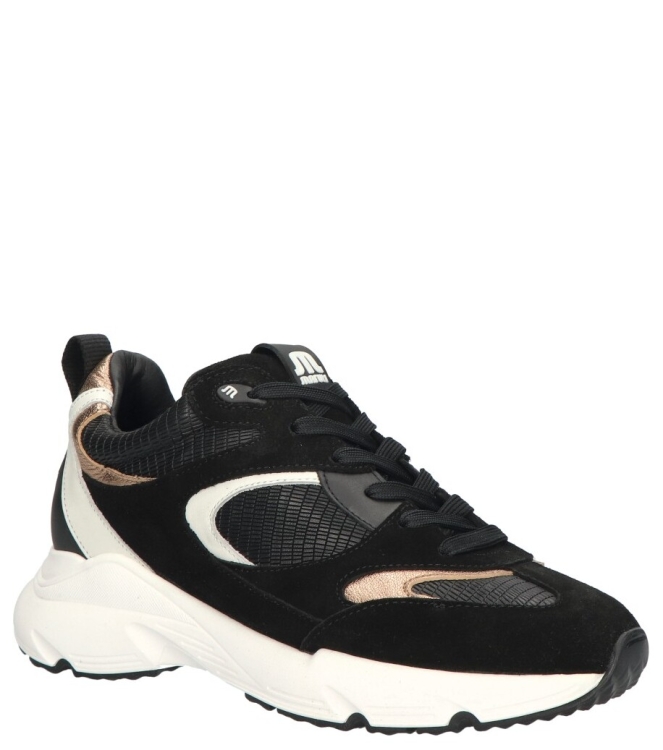 Maruti Maruti sneaker <span>66.1819.01 AGL Rhode</span> AGL black gold white Maruti sneaker <span>66.1819.01 AGL Rhode</span> 66.1819.01 AGL Rhode zwart - www.bremmerschoenen.live - Bremmer Schoenen