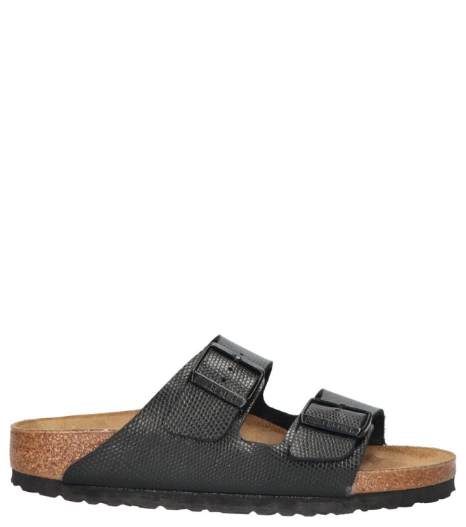 Birkenstock Birkenstock slipper <span>1027835 Arizona</span> Black Lizard Birkenstock slipper <span>1027835 Arizona</span> 1027835 Arizona zwart - www.bremmerschoenen.live - Bremmer Schoenen