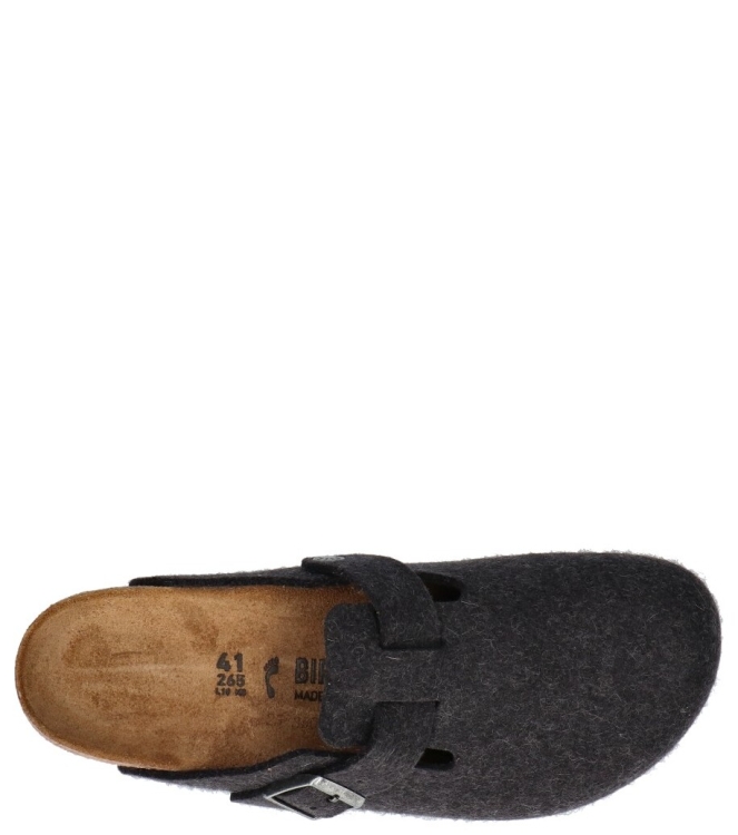 Birkenstock Birkenstock slipper <span>160373 Boston</span> anthracite Birkenstock slipper <span>160373 Boston</span> 160373 Boston grijs - www.bremmerschoenen.live - Bremmer Schoenen
