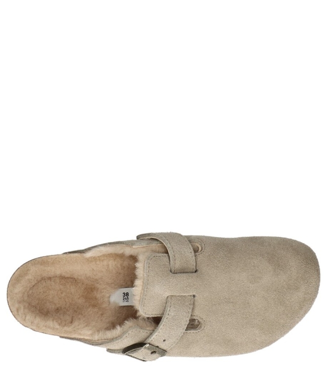 Birkenstock Birkenstock slipper <span>1028299 Boston</span> Taupe Birkenstock slipper <span>1028299 Boston</span> 1028299 Boston beige - www.bremmerschoenen.live - Bremmer Schoenen