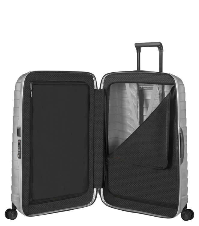 Samsonite Samsonite koffer <span>126041 1776 Proxis Spinner 69</span> Silver Samsonite koffer <span>126041 1776 Proxis Spinner 69</span> 126041 1776 Proxis Spinner 69 zilver - www.bremmerschoenen.live - Bremmer Schoenen