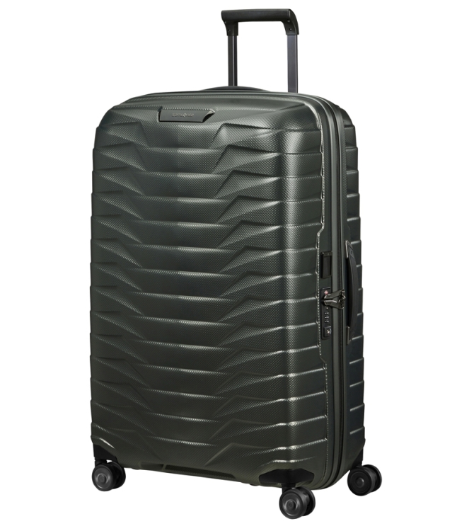 Samsonite Samsonite koffer <span>126042 9781 Proxis Spinner 75</span> Matt Climbing Ivy Samsonite koffer <span>126042 9781 Proxis Spinner 75</span> 126042 9781 Proxis Spinner 75 groen - www.bremmerschoenen.live - Bremmer Schoenen