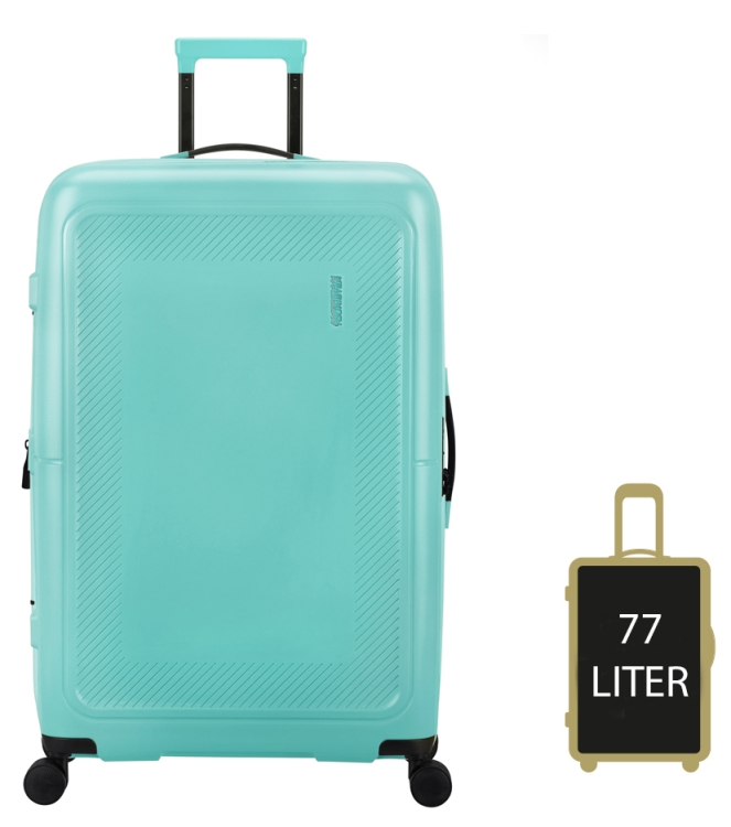 American Tourister AT koffer <span>151861 A491 Dashpop Spinner 77</span> Aqua Sky AT koffer <span>151861 A491 Dashpop Spinner 77</span> 151861 A491 Dashpop Spinner 77 blauw - www.bremmerschoenen.live - Bremmer Schoenen