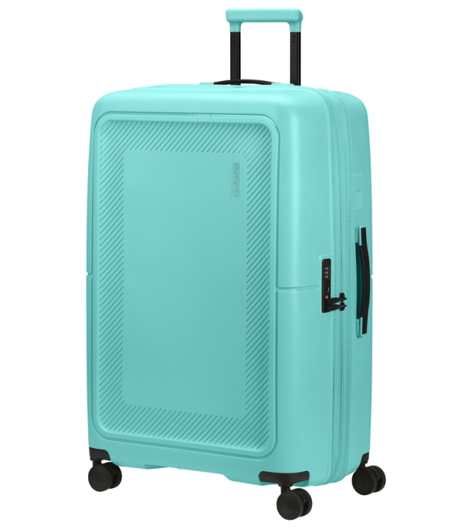 American Tourister AT koffer <span>151861 A491 Dashpop Spinner 77</span> Aqua Sky AT koffer <span>151861 A491 Dashpop Spinner 77</span> 151861 A491 Dashpop Spinner 77 blauw - www.bremmerschoenen.live - Bremmer Schoenen