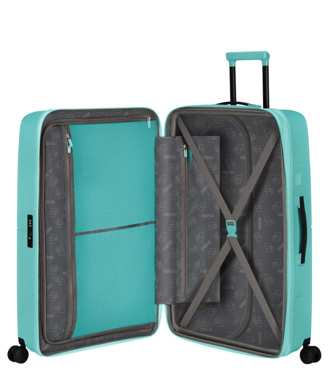American Tourister AT koffer <span>151861 A491 Dashpop Spinner 77</span> Aqua Sky AT koffer <span>151861 A491 Dashpop Spinner 77</span> 151861 A491 Dashpop Spinner 77 blauw - www.bremmerschoenen.live - Bremmer Schoenen