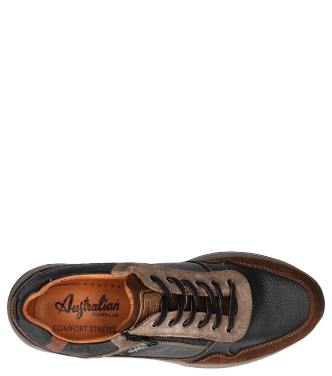 Australian Australian sneaker <span>15.1639.03 AHC Connery</span> Black Taupe cognac Australian sneaker <span>15.1639.03 AHC Connery</span> 15.1639.03 AHC Connery bruin - www.bremmerschoenen.live - Bremmer Schoenen